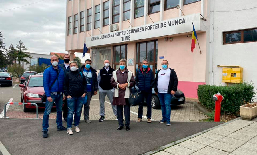 Visit to colleagues in Romania
